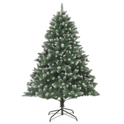 Albero di Natale | Decorazioni natalizie Artificiale con Base 210 cm PVC