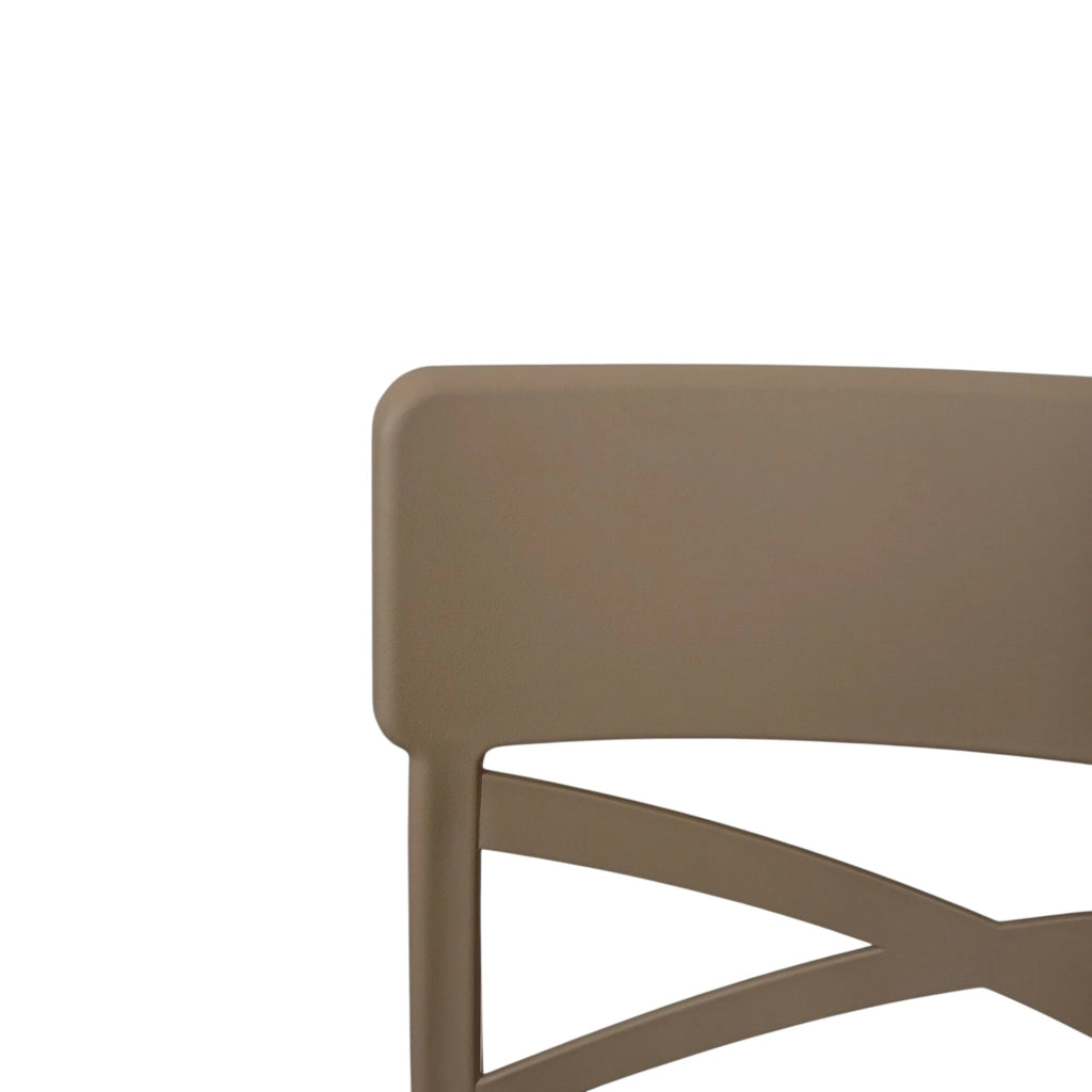 SEDIA CLIZIA 44X51XH84CM BEIGE KHAKI.