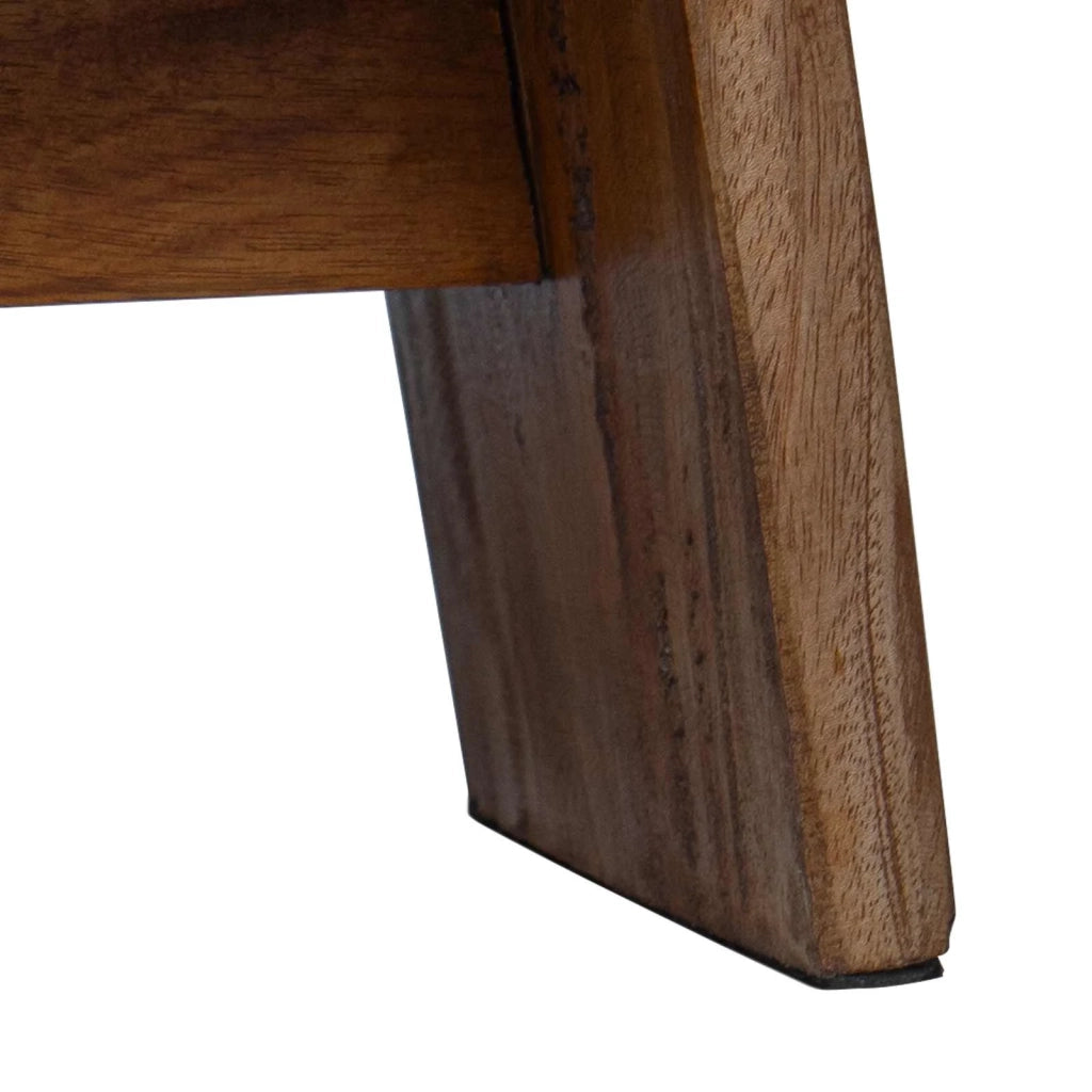 Pouf Naturale 29 x 20 x 17 cm Legno di Mogano 42012396
