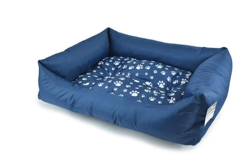 OPTIMO CUCCIA CON MORBIDO CUSCINO INTEGRATO DOMINO TEXTURE ZAMPETTE 45X60CM CON CORDA AD ANELLO 17 CM - ASSORTITO