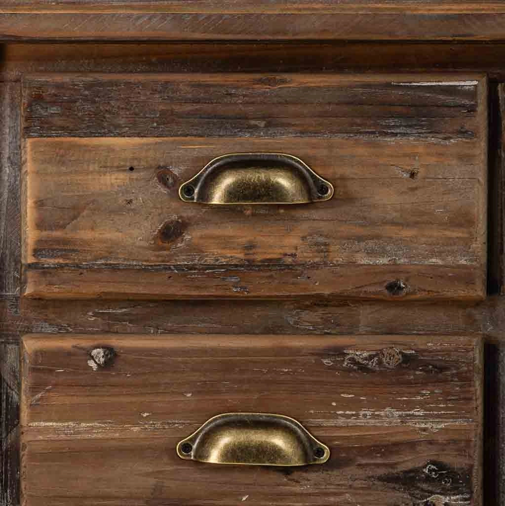 Cassettiera in legno con 5 cassetti 48x38x102h cm
