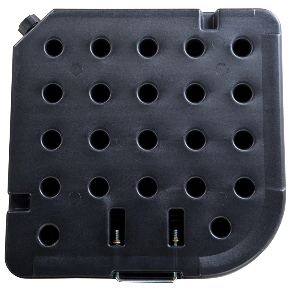 Base per ombrellone in materiale sintetico Nero quadrato 104 x 104 cm