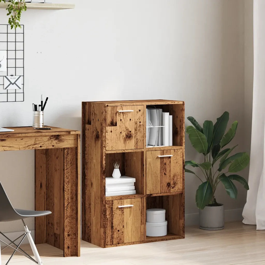 Libreria Legno Antico 60,5x30x90 cm in Legno Multistrato 855970