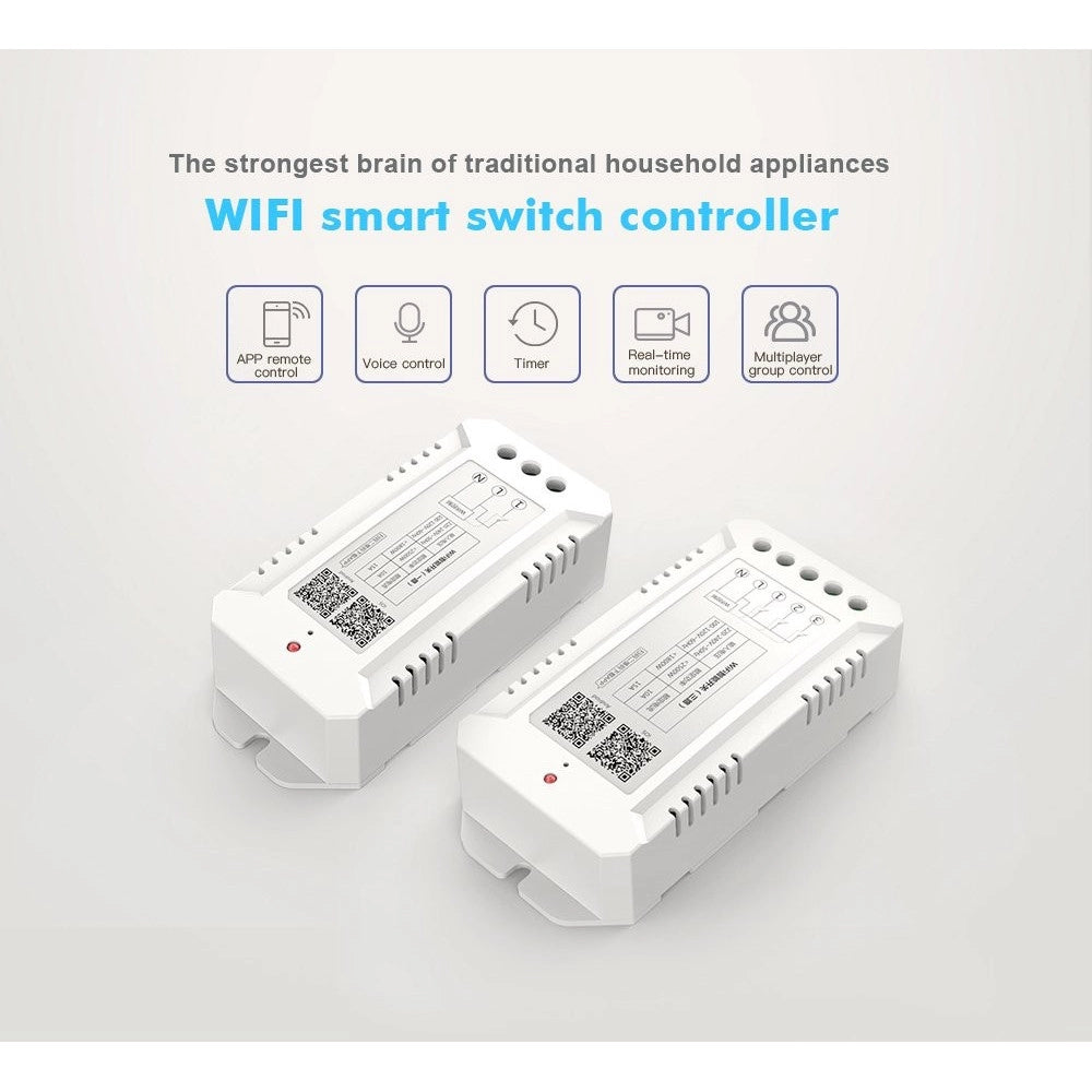 Trade Shop - Dispositivo Ricevitore Wifi Android On Off Smartphone Smart Home 3 Canali -