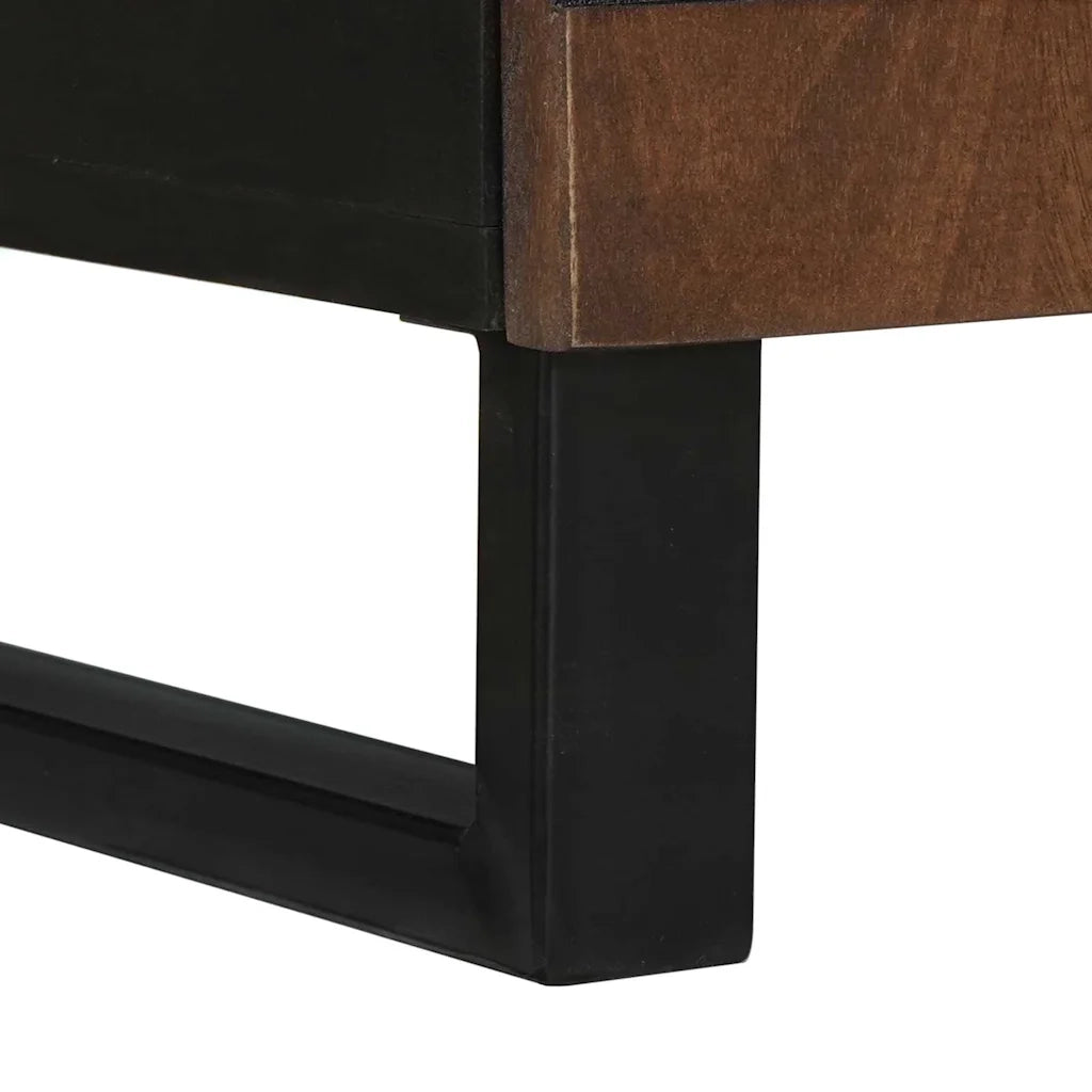 Comodino | Armadio da Notte | Mobiletto da notte Noce 50 x 33 x 60 cm Legno ingegnerizzato