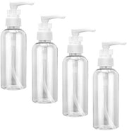 Flaconi 50 ml - Ricaricabili Dispenser - Flessi Transparenti - Per Cosmetici/Shampoo - Capacità Compatta - Set per Viaggio