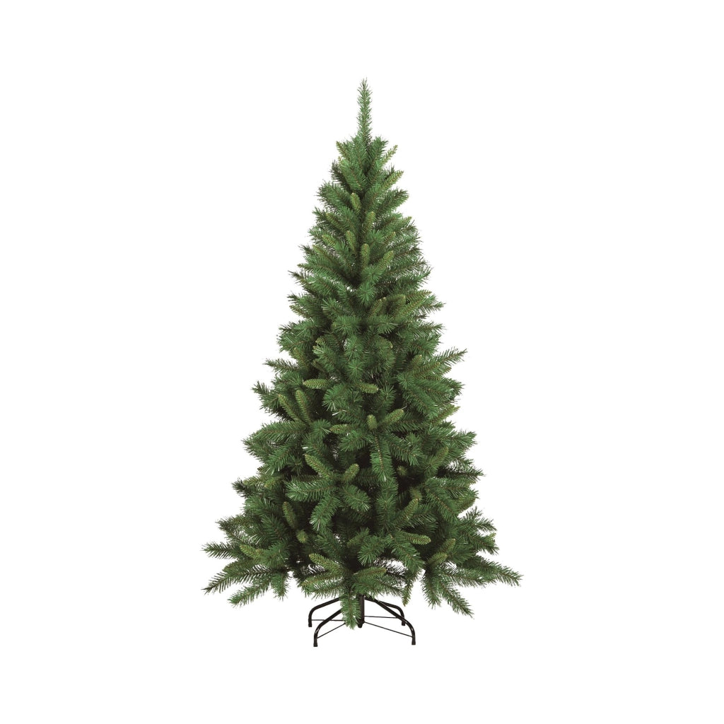 Albero di Natale Sugarplum, Albero artificiale extra folto, Albero effetto reale in PVC, 166 rami, Altezza cm 120