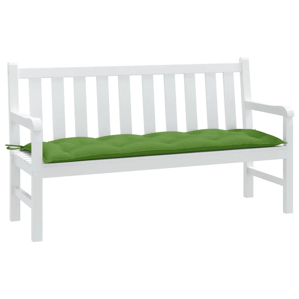 Cuscino Panca da Giardino Verde Mélange 150x50x7 cm in Tessuto 4002558