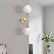 Taroud, Lampada da Parete Necessarie 2 Lampadine, oro
