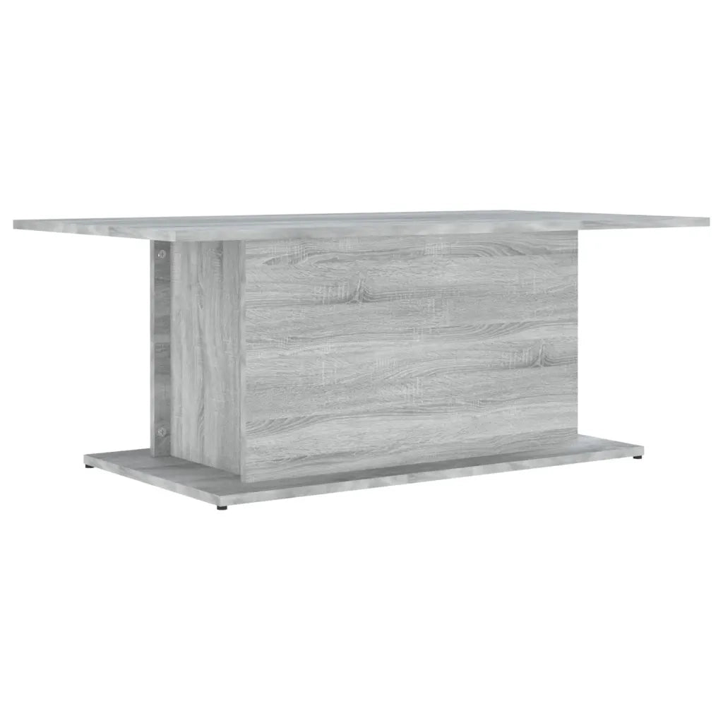 Tavolino da Salotto-Tavolino da soggiorno-Tavolo Grigio Sonoma 102x55,5x40 cm in Truciolato