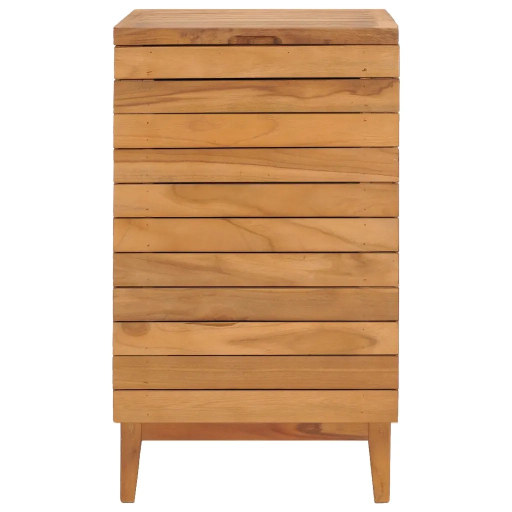 Cesto Portabiancheria 40x40x70 cm in Massello di Teak cod mxl 46461