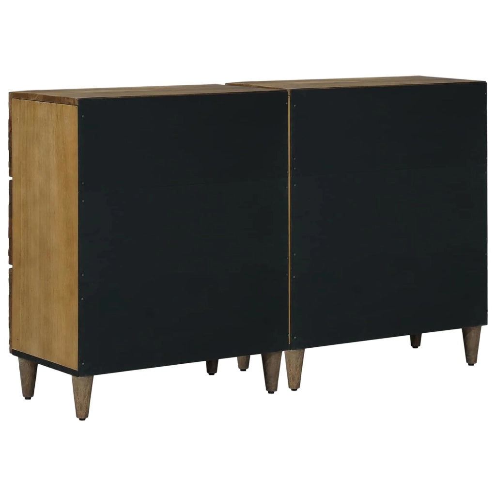 Credenza 2 pcs Marrone 60 x 33,5 x 75 cm 3310106