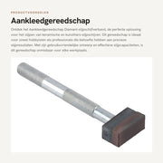 Cinturino per disco abrasivo - Adatto per dischi abrasivi ceramici/laccati - Disco abrasivo con pietra abrasiva di diamante - Materiale duraturo - Facile da utilizzare - Autorizzato per alta temperatura/pressione - Disco abrasivo