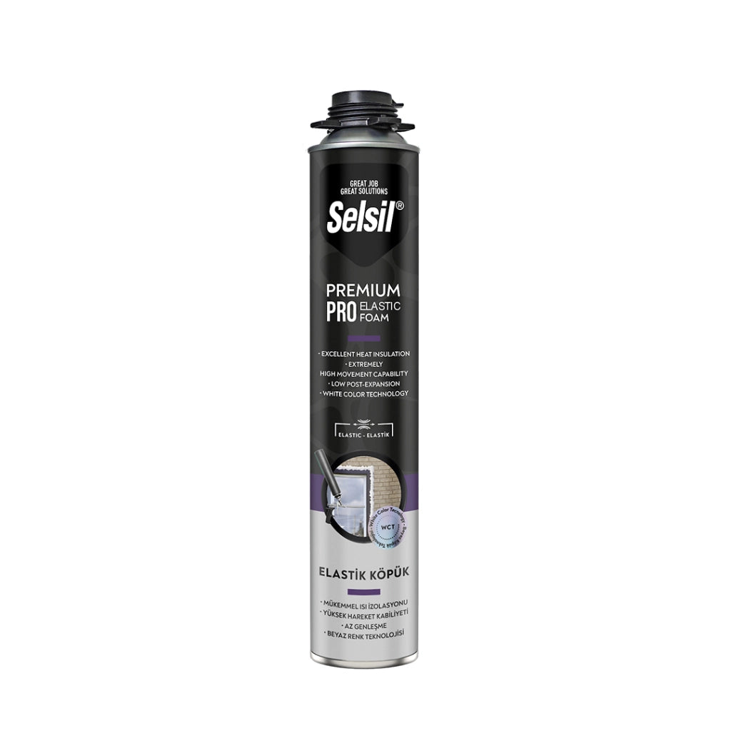 SELSIL SCHIUMA POLIURET P/SERRAMENTI P/PISTOLA 750 ML- 1,0 pz