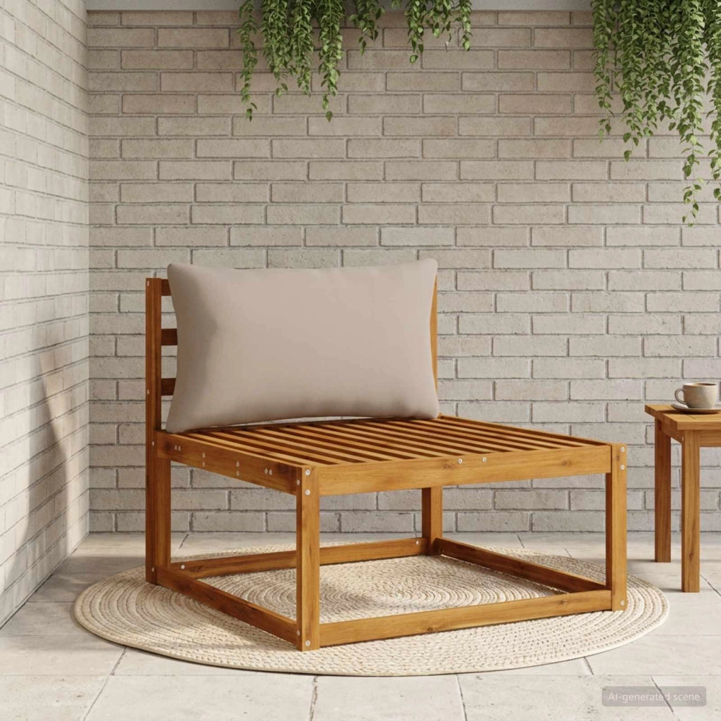 Cuscino per Schiena a 1 Pezzo PUTTEN 100% Poliestere Beige 947005