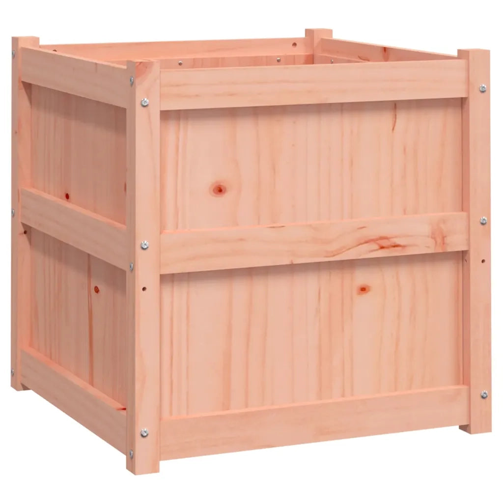 Fioriera da Giardino-Vaso da Esterno 60x60x60 cm in Legno Massello Di Douglas