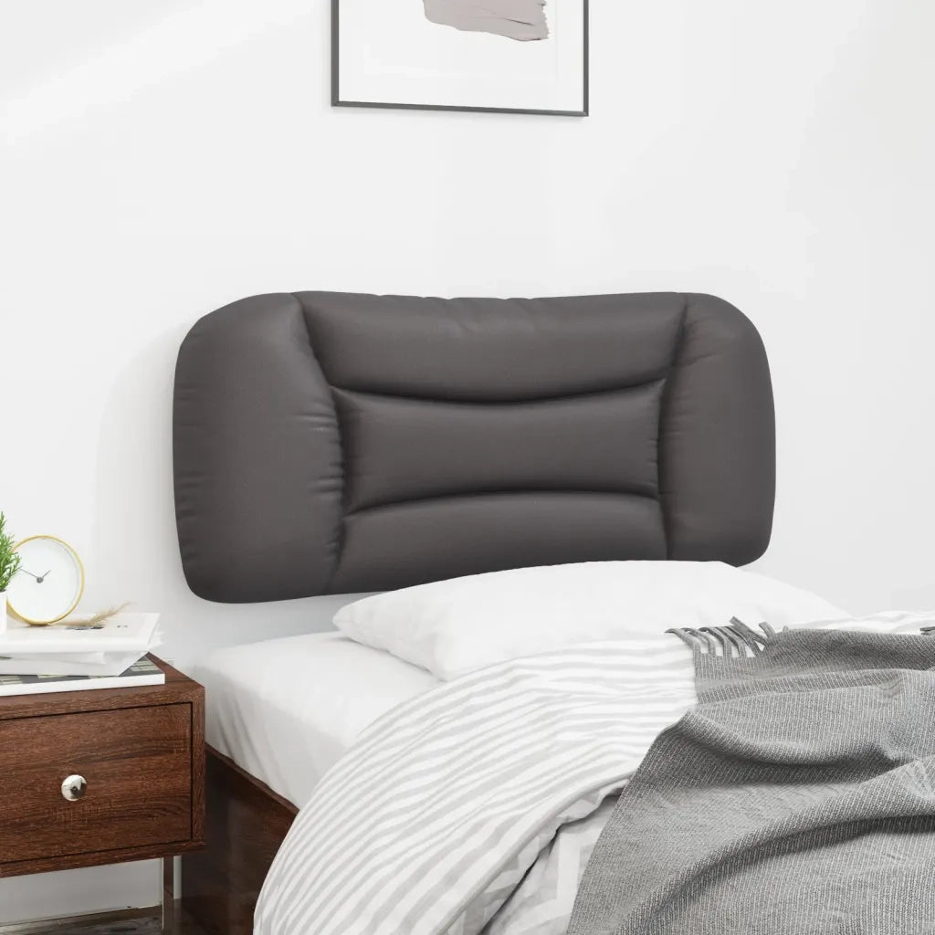 Cuscino Testiera Hvar Grigio 80 cm in Similpelle 374535