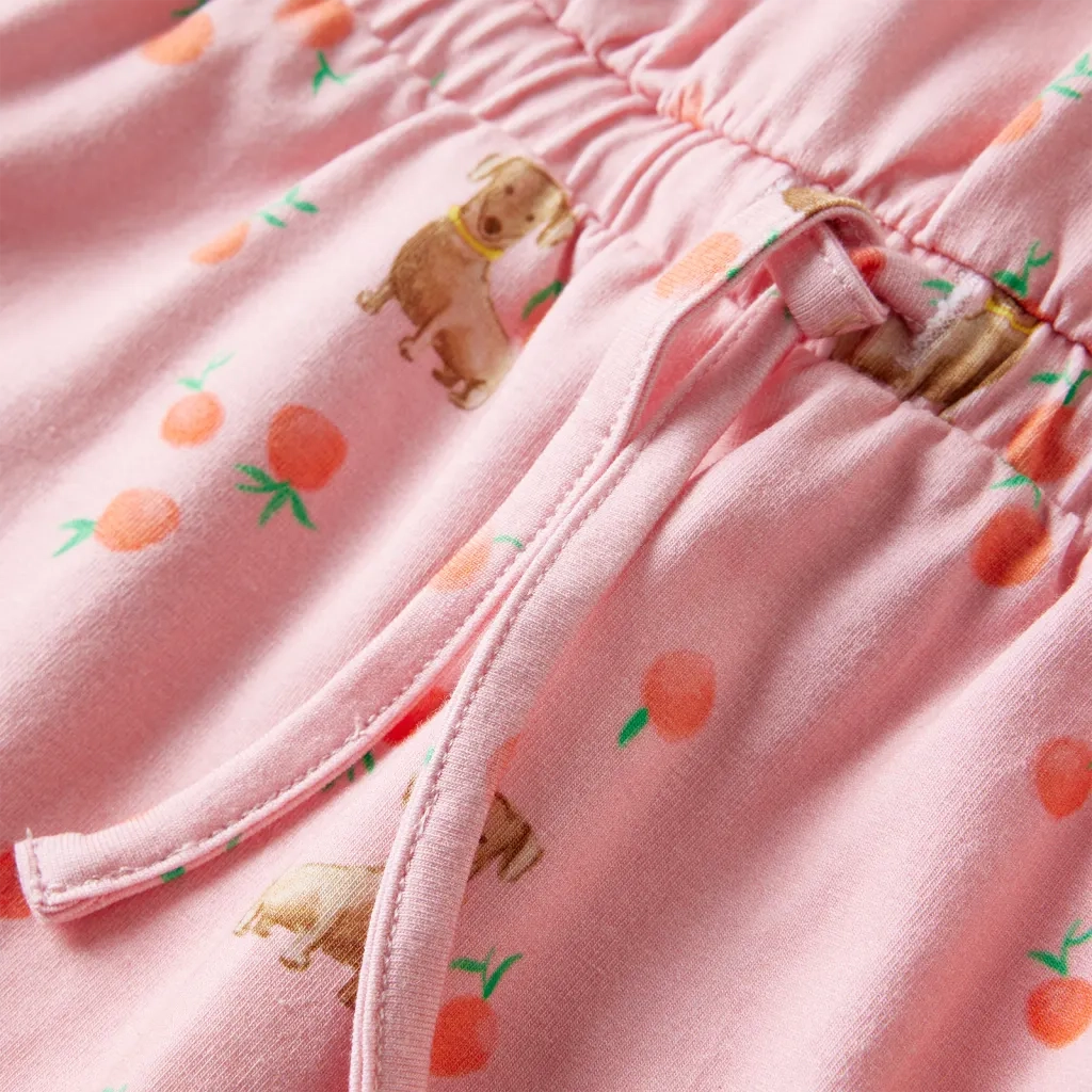Abito da Bambina con Coulisse Arancione Chiaro 116 CFW1385769
