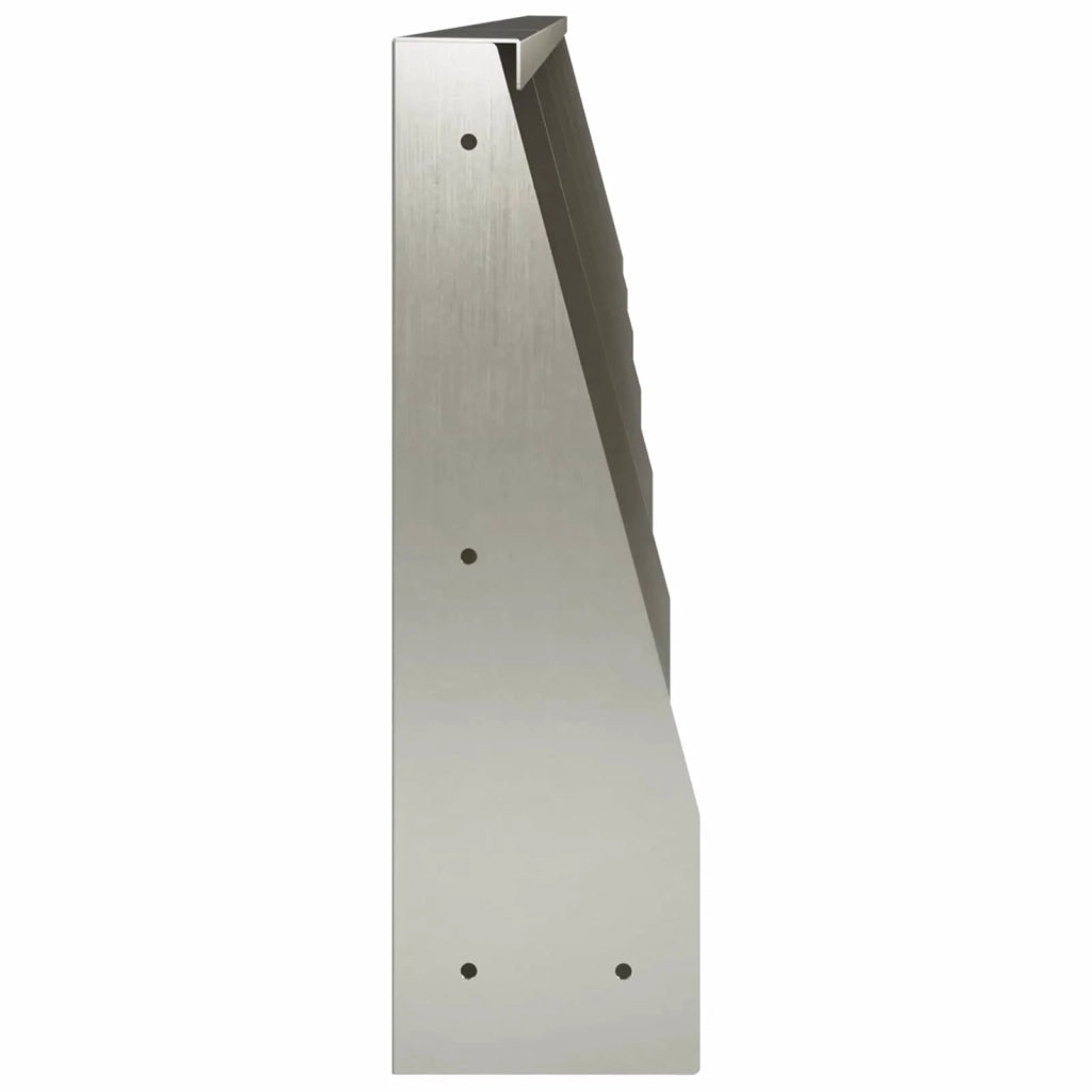 Muro di contenimento 6 pz 40 x 12 x 30 cm Acciaio Inox Argento 3449139