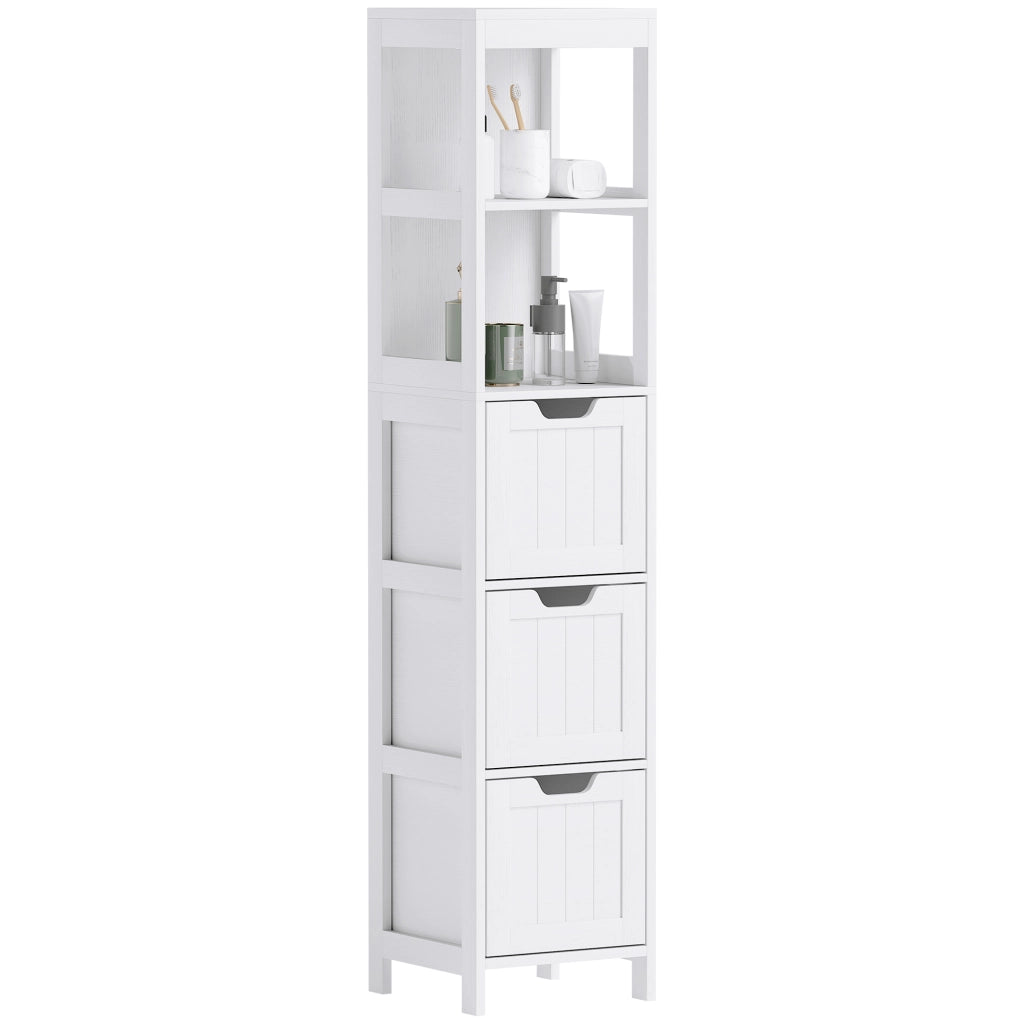 Mobile bagno con 2 ripiani e 3 cassetti ¨C Xylo ¨C bianco