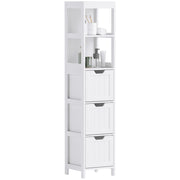 Mobile bagno con 2 ripiani e 3 cassetti ¨C Xylo ¨C bianco