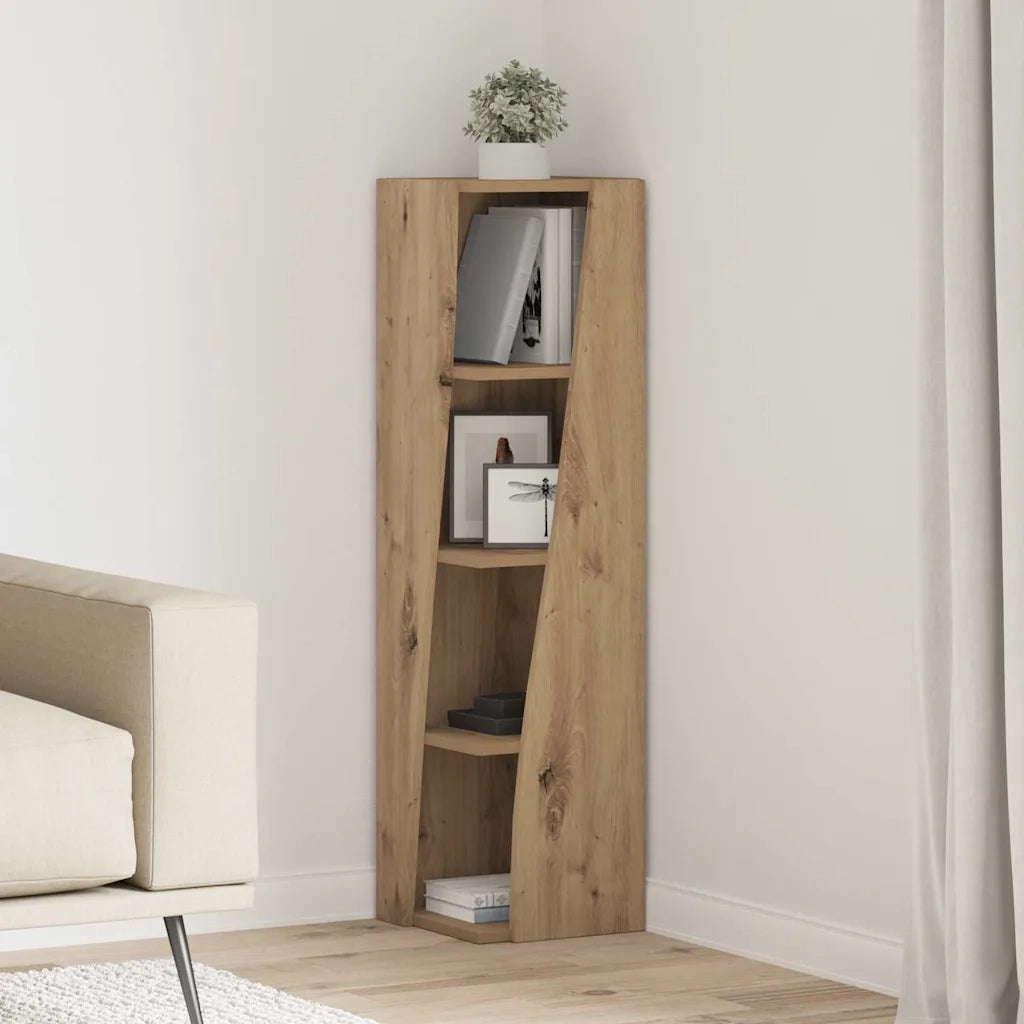 Mobile angolare Rovere artigianale 27,5x27x102cm