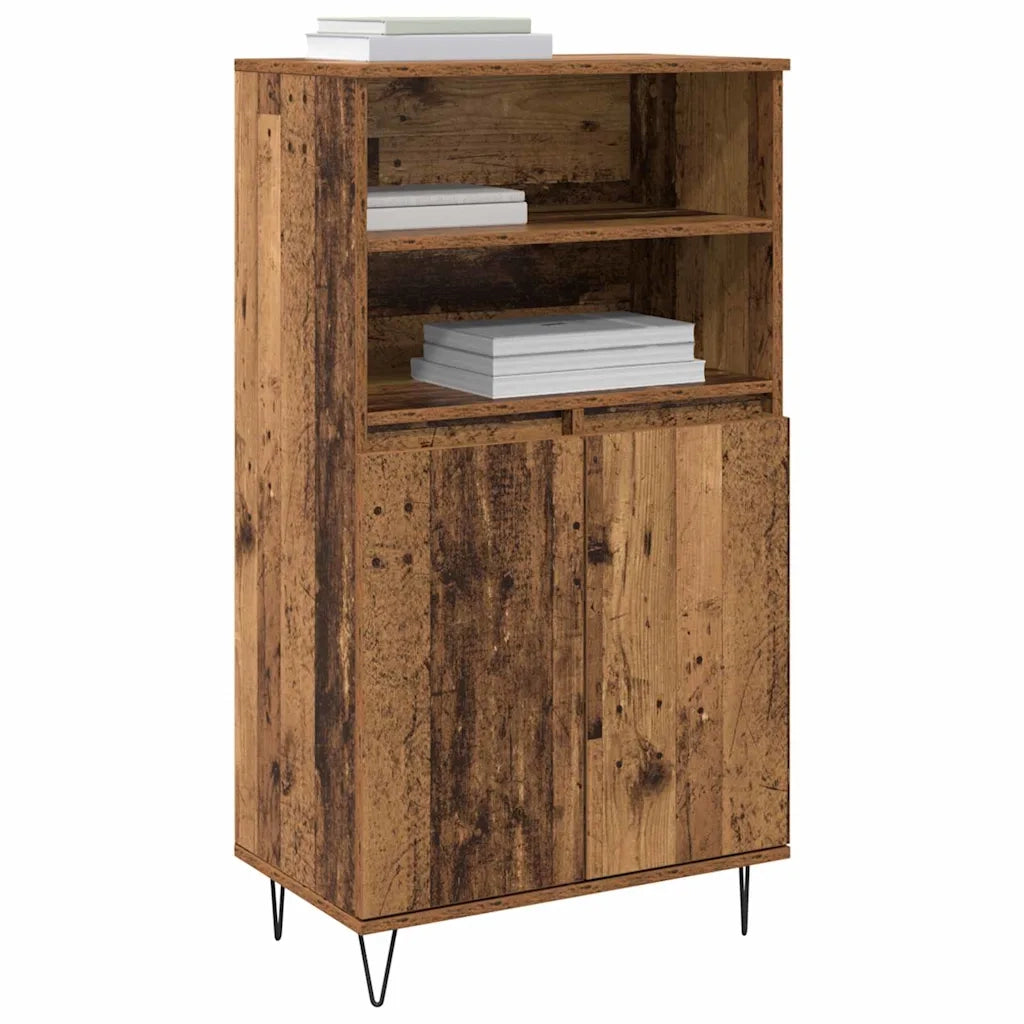 Credenza-Buffet-Armadio da cucina Marrone 60 x 36 x 110 cm Legno multistrato 231803