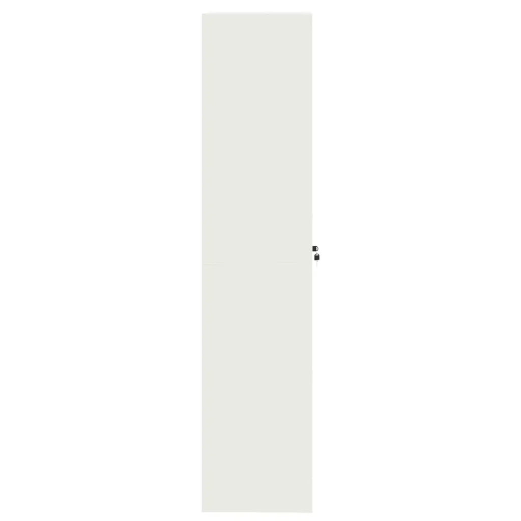 Armadio Bianco 90 x 40 x 180 cm Acciaio