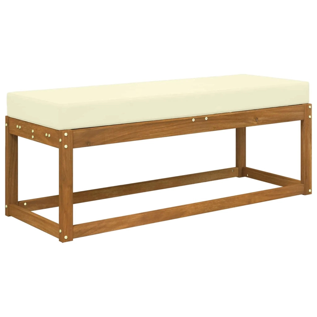 Cuscino da Sedia Esterno Crema 115 x 40 x 8 cm 100% Poliestere 900967