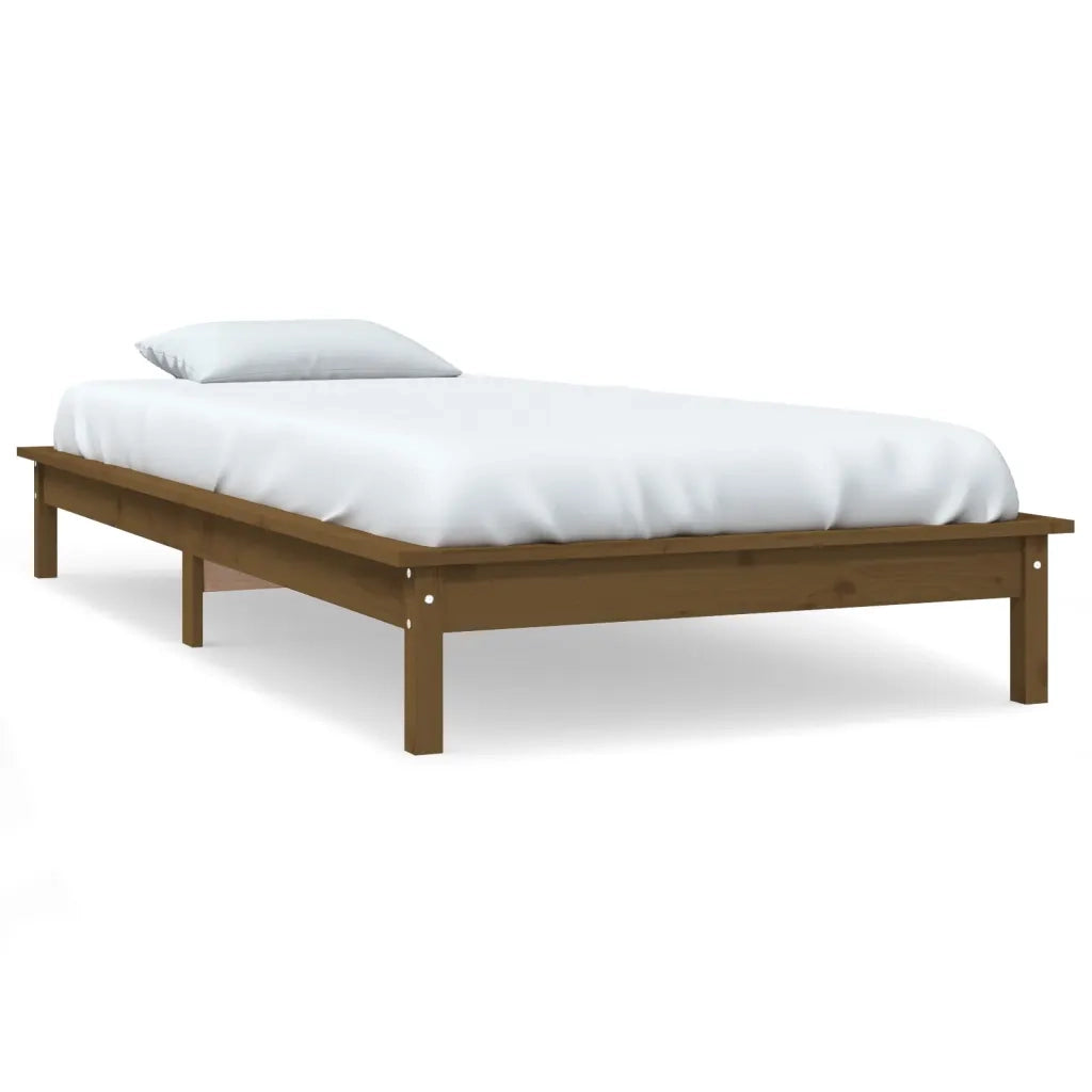 Giroletto Miele 90x200 cm in Legno Massello di Pino cod mxl 61822