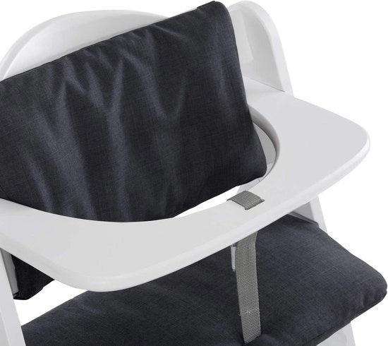 Panno per seggiolino da tavola Alpha Highchair Pad Deluxe - facilmente fissabile - facile da pulire - seggiolone in legno