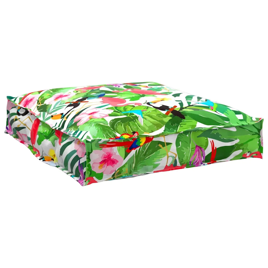 Cuscino Floreale Multicolore 70 x 70 x 12 cm Tessuto Oxford 42001507