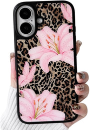 Case per iPhone 16 - Disegno Fiori di Loto Vipera e Farfalle