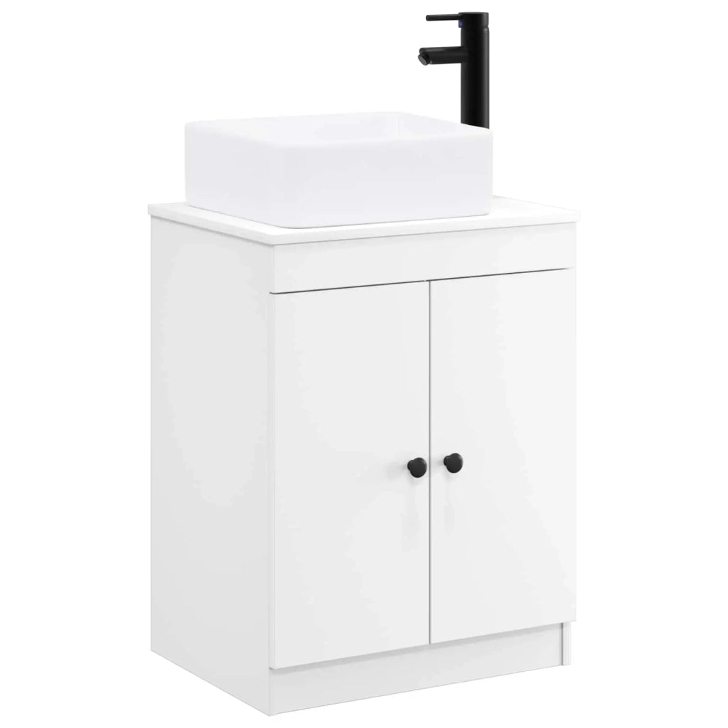 Set di mobili per il bagno Bianco Legno ingegnerizzato 3404232