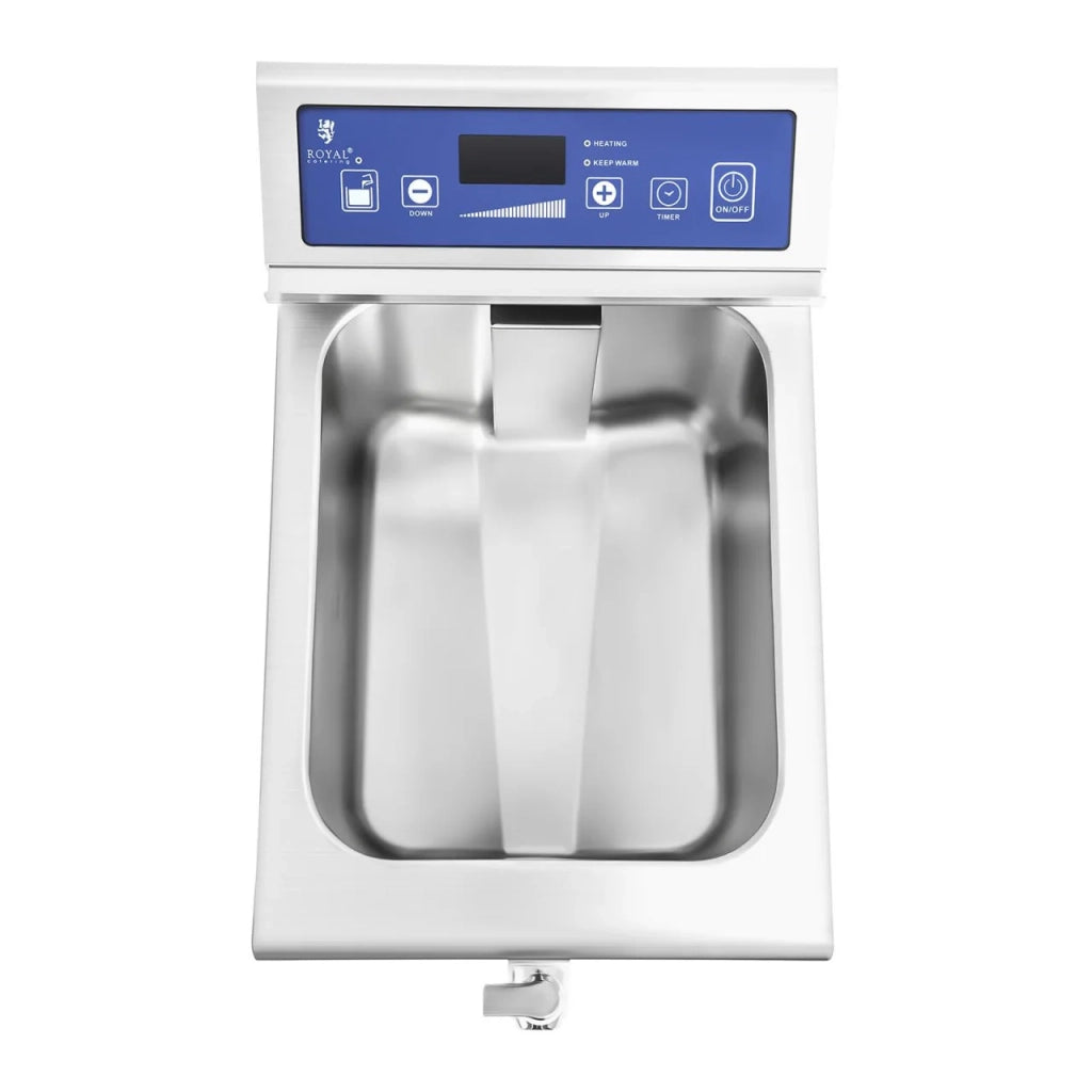 Friggitrice a induzione professionale per ristoranti 1 x 10 litri da 60 a 190°C 14_0001772