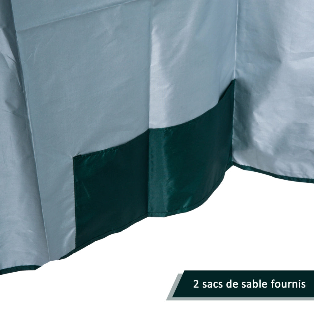 Ombrellone da spiaggia ¨C zephmum ¨C verde scuro, ? 2,2 m