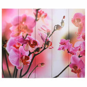 Divisorio Ambienti | Divider per stanze | Paravento Pieghevole 200x170 cm con Stampa Fiore