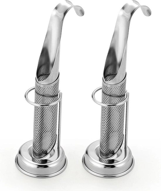 Set per tè - 2 set per tè e 2 ciotole inferiori - Set per tè per tè libero - Set per tè in acciaio inossidabile - Modello: 304 - Set per tè - Uovo per tè - Diffusore per tè libero - Manico lungo portatile - Piccola tazza per tè - Set per tè