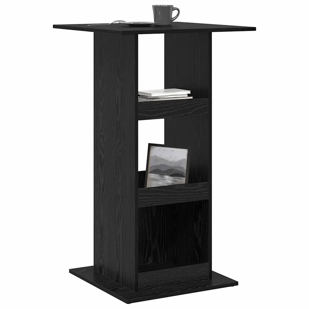 Tavolo da bar 60 x 60 x 100 cm Legno ingegnerizzato Rovere Nero 869244