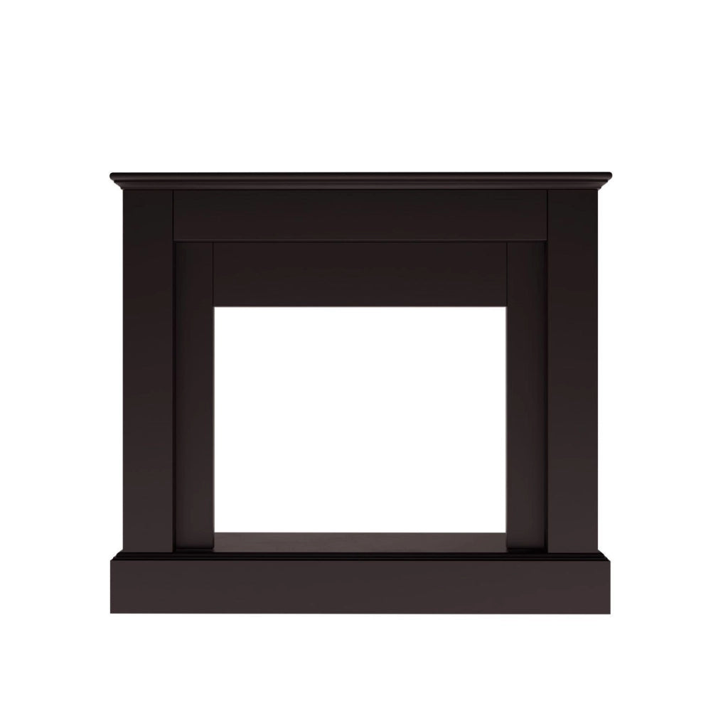 Cornice Per Caminetto MPC Camillo Nera Cornice In Legno Mdf Per Inserto Elettrico Caminetto Vulcano Da 60 Cm Facile da montare Fabricato in Europa