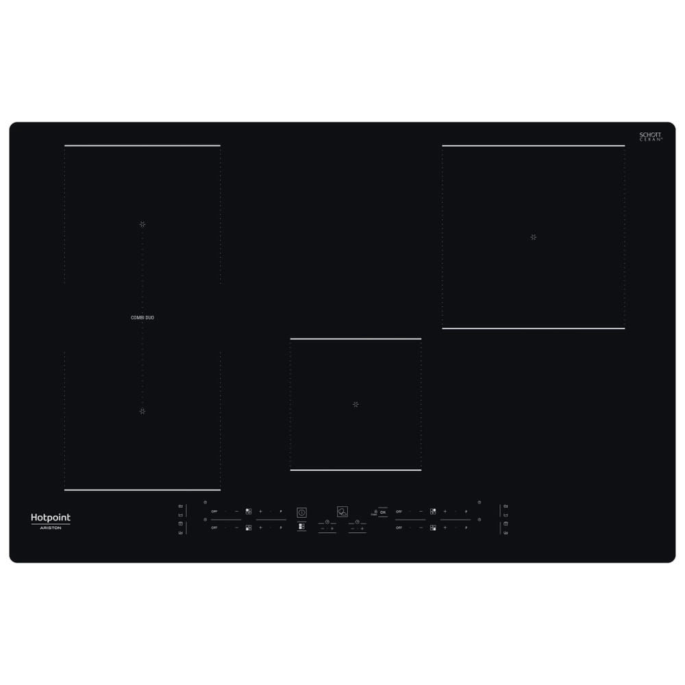 Piano A Induzione Hotpoint HB 0577B NE 4 Fuochi (L77xP51) Vetroceramica Nero