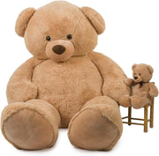Orso Peluche Gigante 240 cm Orso Gigante Peluche 240 cm Orso Peluche Beige con Fiocco Orsacchiotto Peluche Gigante gigan