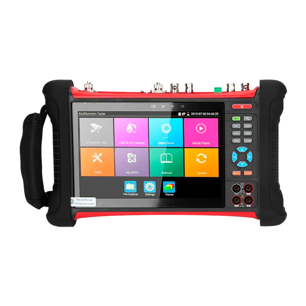 Tester TVCC IPC Multitasking telecamere HDTVI, HDCVI, AHD, CVBS e IP (4K) Schermo LCD 7"<br />WiFi / Multimetro digitale
