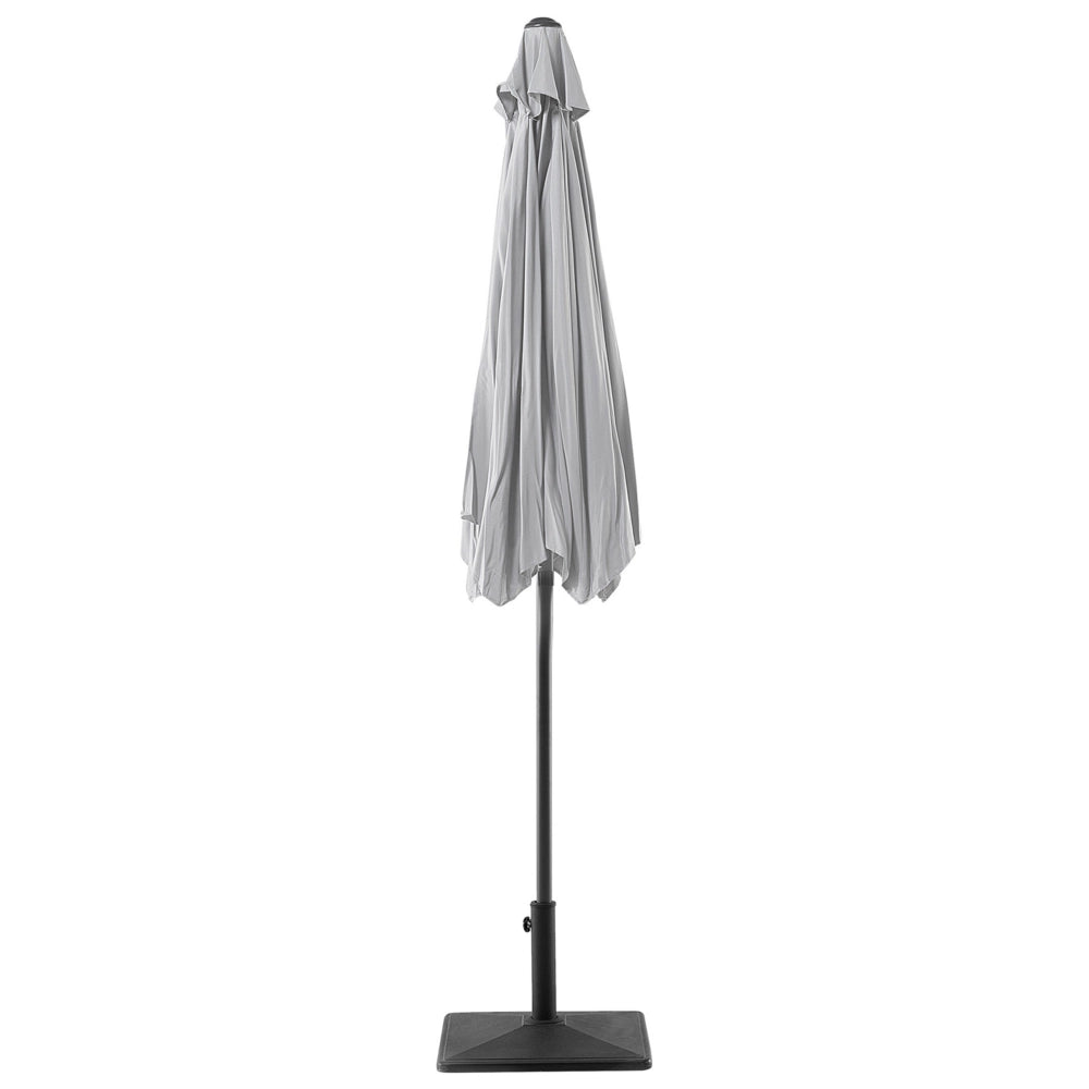 Ombrellone da giardino Struttura in alluminio grigio chiaro 230 x 270 x 270 cm regolabile