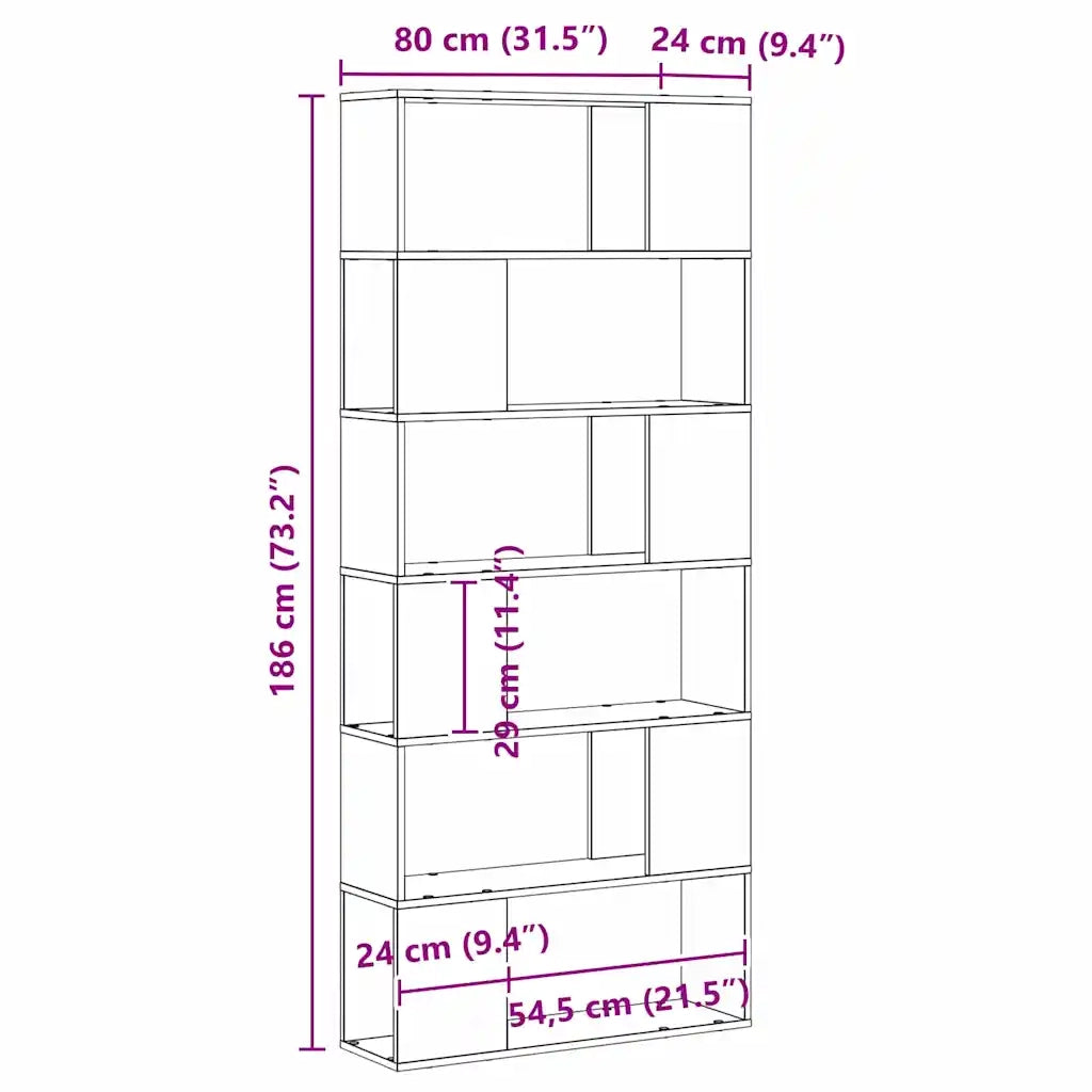 Set mobile TV Nero 80 x 24 x 186 cm Legno multistrato 863154