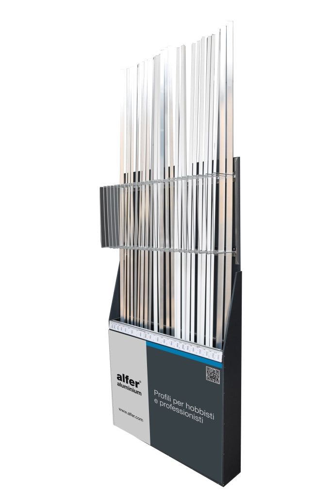Espositore Profili All.h 100 x 200 cm Posti 50 Vuoto Arcansas