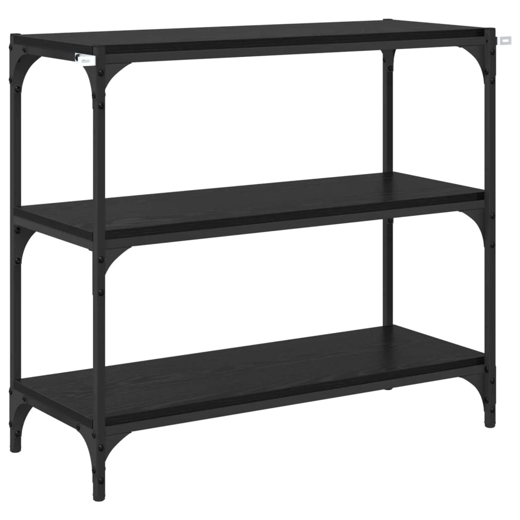 Armadio per Libri Rovere Nero 80 x 33 x 70,5 cm 881110