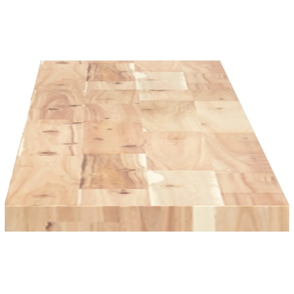 Mensole da Parete 2 pz 120x20x2 cm Legno Acacia Non Trattato 3279352