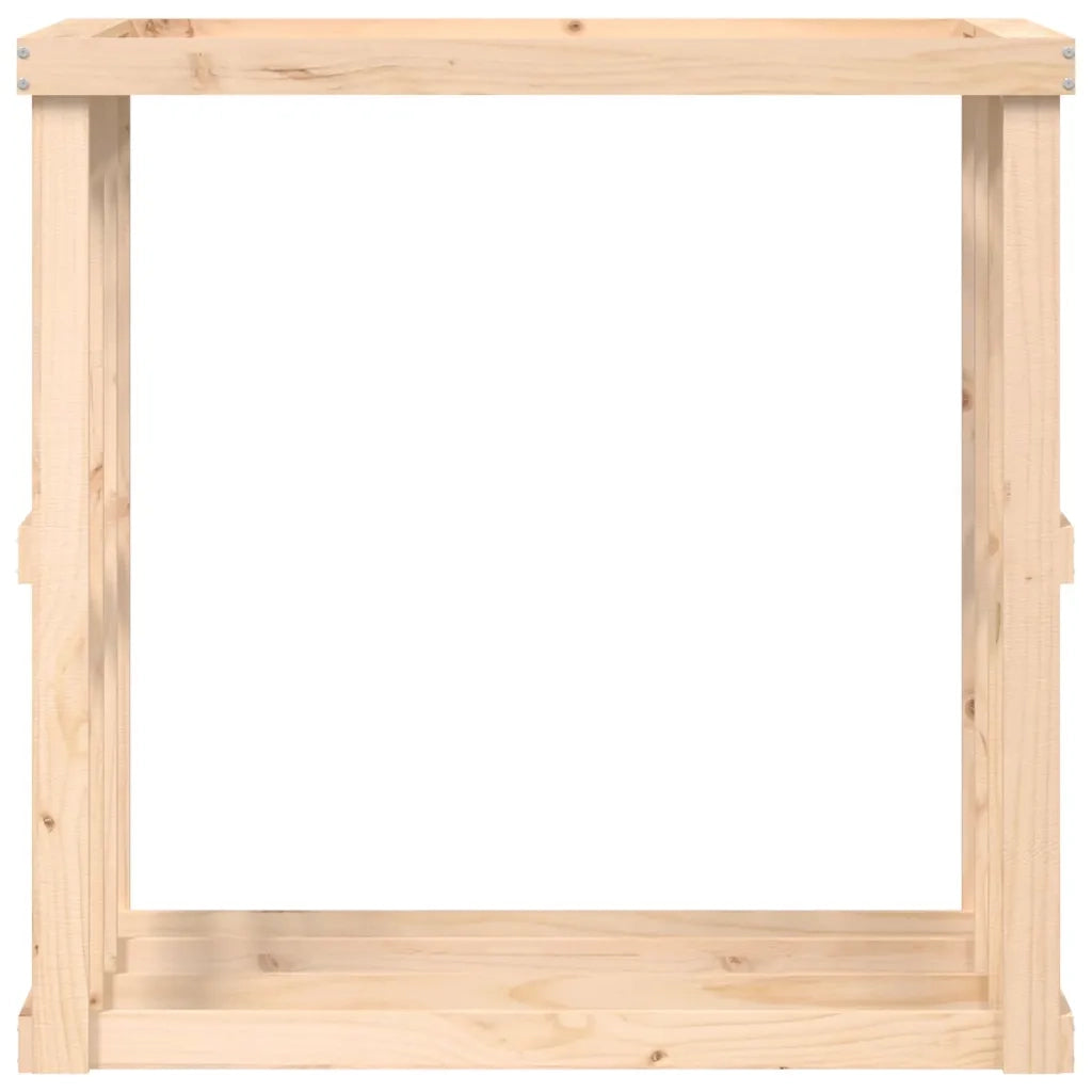 Portaceppi da Esterno 108x52x106 cm Legno Massello Pino