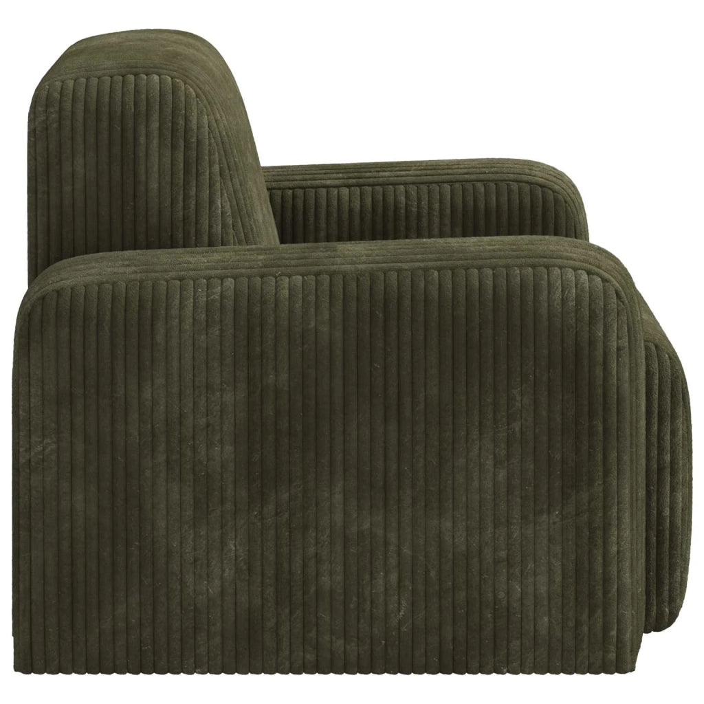 Divano Sedia-Poltrona Verde corduroy